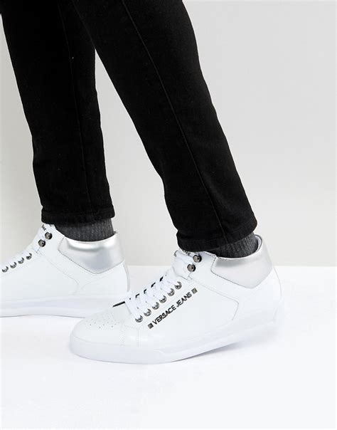 versace jeans high top sneakers